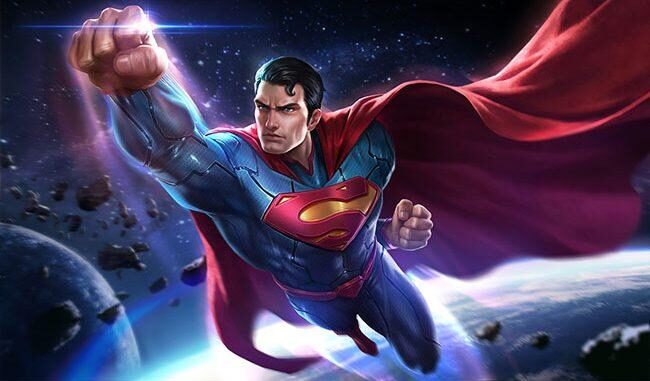 Superman trong tư thế chiến đấu